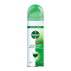 Dettol Spray Désinfectant 2-en-1 Mains et Surfaces 50ml