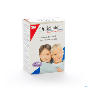 Opticlude 3m Junior Cp Oculaire 63mmx48mm 20 1537