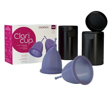Claricup Coupelle Menstruelle Taille 3 Duo Pack | Tampons - Protège-slips