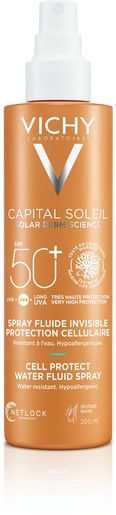 Vichy Capital Spray Protection Cellulaire IP50+ Spray 200ml | Produits solaires