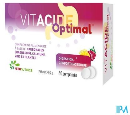 Vitacide Optimal 60 Comprimés | Digestion - Transit