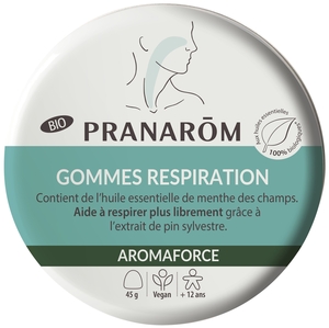 Pranarôm Aromaforce Gommes Respiration 45g