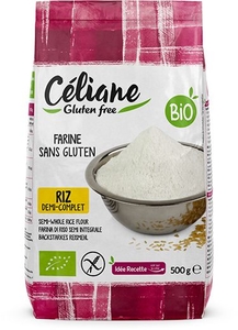 Celiane Farine Riz Semi-complete Bio 500g 4074