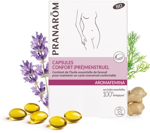 Pranarôm Aromafemina Confort Pré Menstruel 30 Gélules