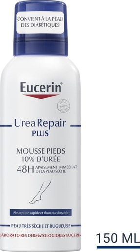 Eucerin UreaRepair Plus Mousse Pieds 150ml | Pieds secs