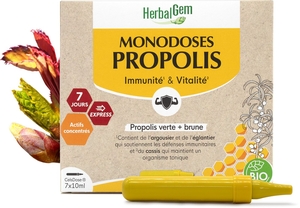 Herbalgem Propolis Monodoses Bio 7x10ml