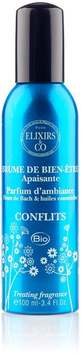 Elixirs &amp; Co Brume Bient-Être Apaisante Conflits Bio 100ml | Fleurs de Bach