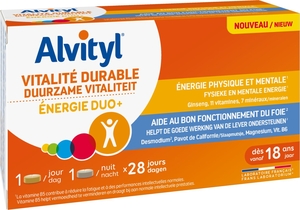 Alvityl Vitalité Durable Energie Duo+ 56 Comprimés