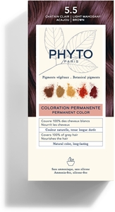 Phytocolor Kit Coloration Permanente 5.5 Chatain Clair Acajou