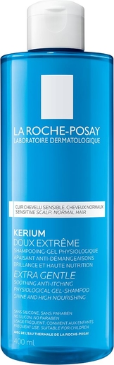 La Roche-Posay Kerium Doux Extrème Shampooing-Gel Physiologique 400ml | Shampooings