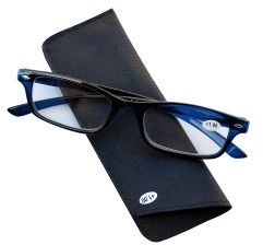 Pharmaglasses Lunettes Lecture Dioptrie +2.50 Dark Blu | Lunettes