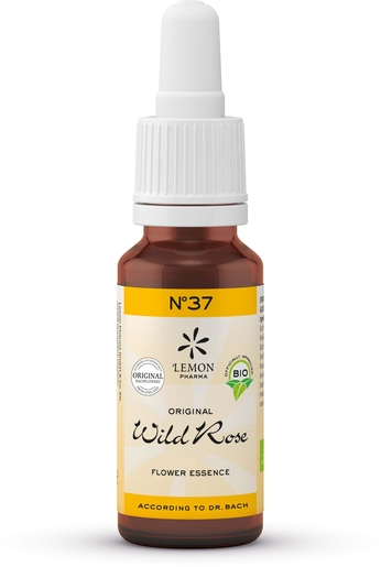 Fleurs du Dr. Bach (Lemon Pharma) Bio N37 Wild Rose 20ml | Produits Bio