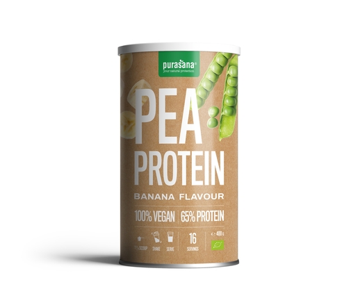 Purasana Protein Pea Banana 400g | Régimes protéinés