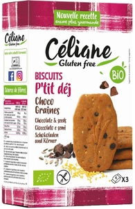 Celiane Biscuit Petit Dejeuner Bio 150g 4086