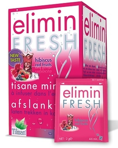 Elimin Fresh Tisane Minceur Hibiscus-Fruits Rouges 24 Sachets