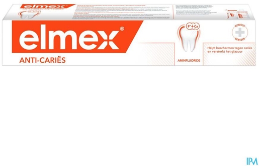 Elmex Dentifrice Anti-Caries 75ml (Nouvelle Formule) | Dentifrice - Hygiène dentaire