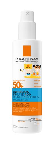 Anthelios Dermo-pediatrics IP50+ Spray 200ml | Crèmes solaires bébé et enfant