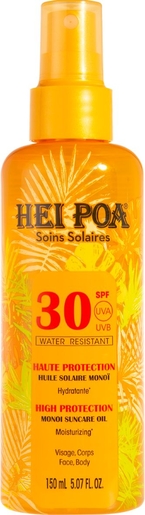 Hei Poa Huile Solaire Monoi Ip30 150ml | Crèmes solaires