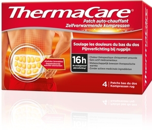 Thermacare 2x2 Compresses Chauffantes Dos