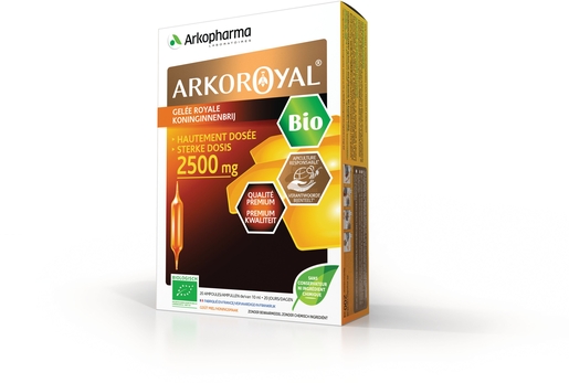 Arkoroyal Bio 2500mg 20 Ampoules | Défenses naturelles - Immunité
