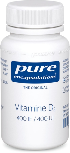 Vitamine D3 400 UI 60 Capsules | Vitamines D