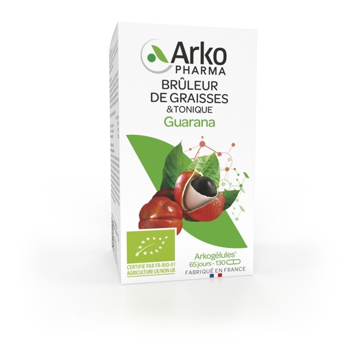 Arkogelules Guarana Bio Caps 130 | Minceur et perte de poids