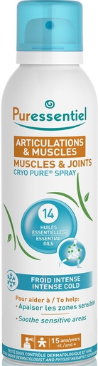 Puressentiel Articulations et Muscles Cryo Pure Spray 150ml | Muscles - Articulations - Courbatures
