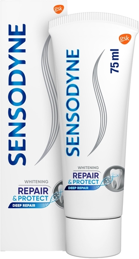 Sensodyne Repair &amp; Protect Dentifrice Whitening 75ml | Blanchiment - Antitaches