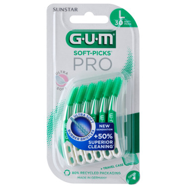 GUM Soft-Picks Pro Large 40 Picks | Hygiène bucco-dentaire