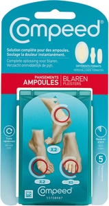 Compeed 5 Pansements Ampoules MixPack
