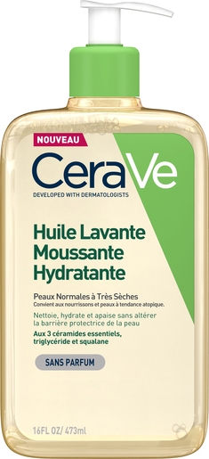 Cerave Huile Lavante Moussante Hydratante 473ml | Bain - Douche