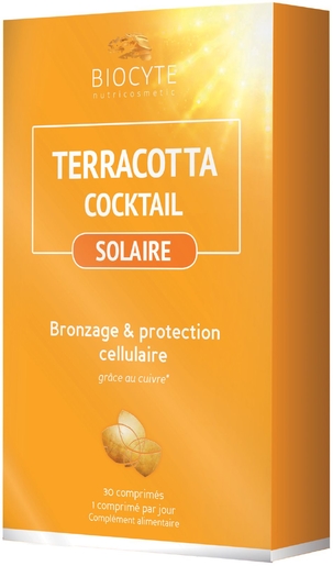 Biocyte Terracotta Cocktail Solaire 30 Gélules | Soleil - Bronzage