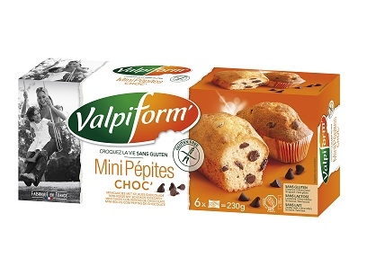 Valpi Mini Cakes Chocolat S/gluten6x40g 4017 | Sans gluten
