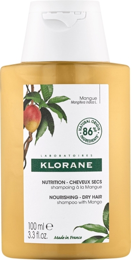Klorane Shampooing Nutrition Mangue 100ml (Nouvelle Formule) | Shampooings
