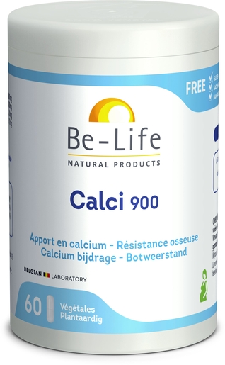 Be Life Calci 900 60 Gélules | Calcium
