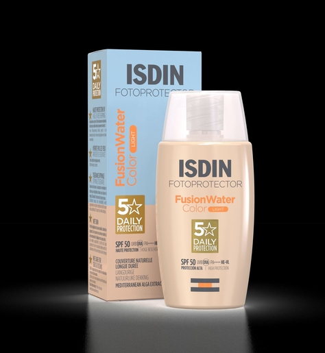 Isdin Fotoprotector Fusion Water Color Light IP50+ 50ml | Vos protections solaires au meilleur prix