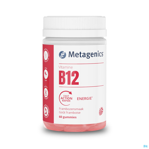 Vitamines B12 Framboise 60 Gummies | Vitamines