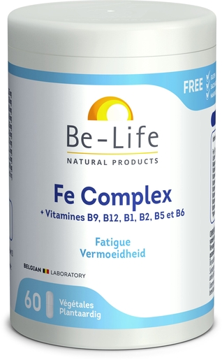 Be Life Fe Complex 60 Gélules | Fer