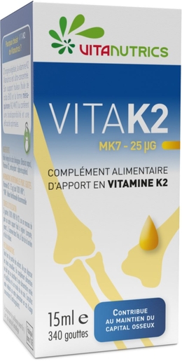 Vitanutrics Vitak2 Gouttes 15ml | Vitamines K