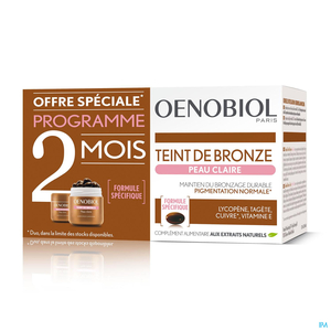 Oenobiol Teint De Bronze Peau Claire 2x30 Capsules