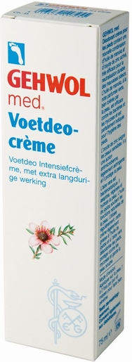Gehwol Crème Déodorant Pieds 75ml | Echauffement - Transpiration