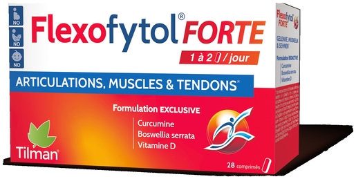 Flexofytol Forte Articulations Muscles Tendons Curcuma 28 Comprimés | Nos Best-sellers