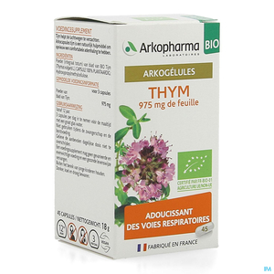 Arkogelules Thym Bio 45 Capsules