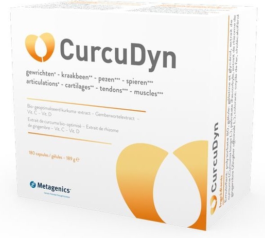 CurcuDyn 180 Gélules | Articulations - Arthrose