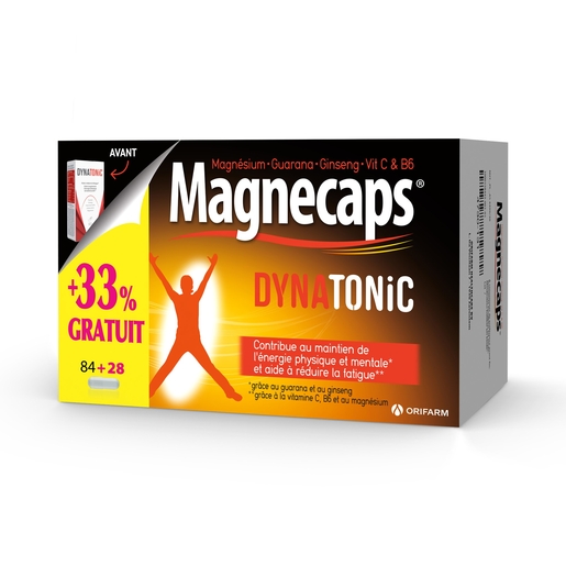 Magnecaps Dynatonic 84 Capsules + 28 Capsules | Vitamines B