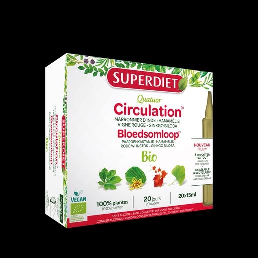 SuperDiet Circulation Bio 20x15ml | Coeur - Circulation