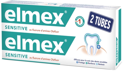 Elmex Sensitive Dentifrice Duopack 2x75ml | Sensibilité dentaire