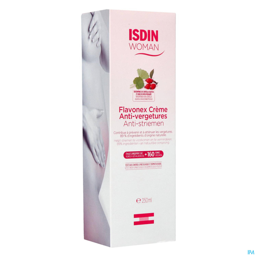 Isdin Woman Flavonex Crème Anti-Vergetures 250 ml | Vergetures