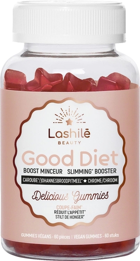 Lashilé Beauty Good Diet Boost Minceur 60 Gummies | coupe-faims et modérateurs d'appétit