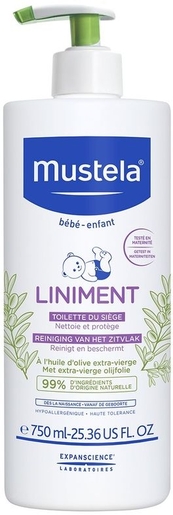 Mustela Bébé Liniment 750ml | Change - Lingettes - Liniment